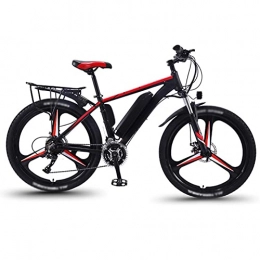 Electric oven Electric Bike Electric Bike 26 Inch Tire 500W Electric Mountain Bicycle 36V 15Ah Lithium Battery E-Bike 27 Speed Aluminum Alloy E Bike (Color : Black, Size : Battery 15A)