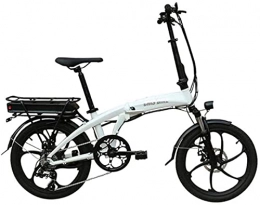 CCLLA Electric Bike Electric Bike 26 Inches Foldable Electric Bicycle Large Capacity Lithium-Ion Battery (48V 350W 10.4A) City Bicycle Max Speed 32 Km / H Load Capacity 110 Kg (Color : White)