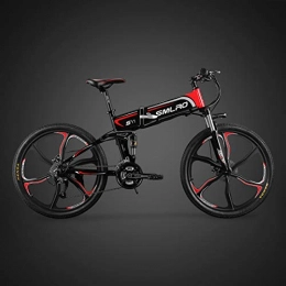 MICAKO Electric Bike Electric Bike 27 Speed Gear and 2 Working Modes, Fiugsed 26'' Electric Mountain Bike with Removable Large Capacity Lithium-Ion Battery (48V)