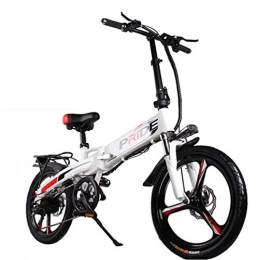 MYYDD Electric Bike Electric Bike 48V 20" Folding Ebike with Removable Lithium Battery - Portable and Easy to Store in Caravan, Motor Home, Boat, B, 90km