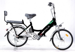 CityEbike Electric Bike Electric Bike 48V 8Ah Lithium-ion Built-in Battery Electric Motor Bicycle Ebike 20 (Black)