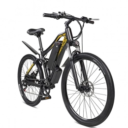 Electric oven Bike Electric Bike 500W for Adults Mountain Ebike Snow Bicycle Sport Beach Cycling 48V 17Ah Aluminum Alloy Electric Bike (Color : Black)
