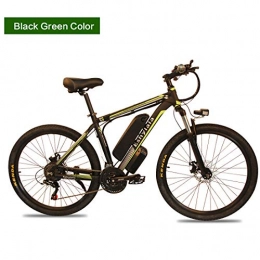 Electric Bike 7 Speed Gear and 2 Working Modes, Fiugsed 26'' Electric Mountain Bike with Removable Large Capacity Lithium-Ion Battery (36V),Green