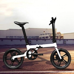 ZQYR Bike Bike Electric Bike Aluminum Alloy Folding Bicycle 350W High Power E-Bike with 16" Wheels, 5 Gear Boost LCD Smart Meter, 25KM / H