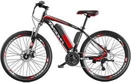 RDJM Electric Bike Electric Bike, Bikes for Adult, 26" Magnesium Alloy Ebikes Bicycles, 250W 36V 8 / 10 / 14Ah Removable Lithium-Ion Battery Mountain Ebike for Mens (Color : Red, Size : 70KM)