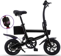 Generic Electric Bike Electric Bike, Electric Bikes for Adult Alloy Ebikes Bicycles All Terrain 12