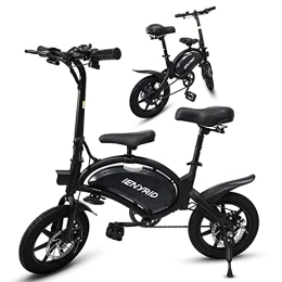 LONTEMS Bike Electric Bike, Electric Bikes with Pedals for Adults, 14 inch Collapsible and Commuting E-Bike, Folding Electric Bicycle for Women, , IENYRID B2