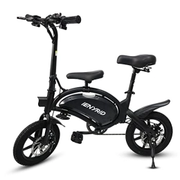 Ealirie Electric Bike Electric Bike, Electric Bikes with Pedals for Adults, Foldable Electric Bicycle Commute Travel E bike, IENYRID B2