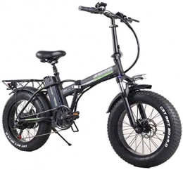 Erik Xian Electric Bike Electric Bike Electric Mountain Bike 20 inch Folding Electric Bikes, 48V15A All terrain Bikes 4.0 fat tire double disc brake Bicycle Outdoor Cycling for the jungle trails, the snow, the beach, the hi