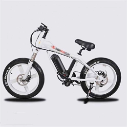 Erik Xian Electric Bike Electric Bike Electric Mountain Bike 20 Inches Electric Bikes, Magnesium Alloy Wheel Adult Bikes 21 Speed Cycling LCD Instrument Aluminum Alloy Bicycle Sports Outdoor for the jungle trails, the snow,