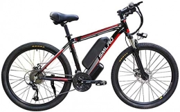 Erik Xian Electric Bike Electric Bike Electric Mountain Bike 26" Electric Mountain Bike for Adults, 360W Aluminum Alloy Ebike Bicycle Removable, 48V / 10A Lithium Battery, 21-Speed Commute Ebike for Outdoor Cycling Travel Work