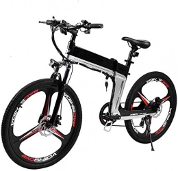 HCMNME Electric Bike Electric Bike Electric Mountain Bike 26'' Electric Mountain Bike Removable Large Capacity Lithium-ion Battery 48v 250w Electric Bike 21 Speed Gear Three Working Modes Max 120 Kg Lithium Battery Beach