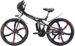 Erik Xian Bike Electric Bike Electric Mountain Bike 26'' Folding Electric Mountain Bike, 350W Electric Bike with 48V 8Ah / 13AH / 20AH Lithium-Ion Battery, Premium Full Suspension And 21 Speed Gears, 8AH for the jungle