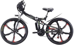 Erik Xian Bike Electric Bike Electric Mountain Bike 26'' Folding Electric Mountain Bike, 350W Electric Bike with 48V 8Ah / 13AH / 20AH Lithium-Ion Battery, Premium Full Suspension And 21 Speed Gears for the jungle trai