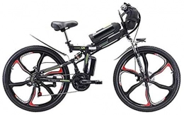 Erik Xian Bike Electric Bike Electric Mountain Bike 26'' Folding Electric Mountain Bike, Electric Bike with 48V 8Ah / 13AH / 20AH Lithium-Ion Battery, Premium Full Suspension And 21 Speed Gears, 350W Motor, 8AH for the