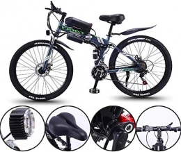 Erik Xian Bike Electric Bike Electric Mountain Bike 26 Inch Electric Bike 36V 350W Motor Snow Electric Bicycle with 21 Speed Foldable MTB Ebikes for Men Women Ladies / Commute Ebike for the jungle trails, the snow, th