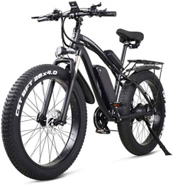 Erik Xian Bike Electric Bike Electric Mountain Bike 26 Inch Electric Bike Mountain E-bike 21 Speed 48v Lithium Battery 4.0 Off-road 1000w Back Seat Electric Mountain Bike Bicycle for Adult, Blue for the jungle trails