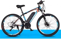 HCMNME Bike Electric Bike Electric Mountain Bike 26-Inch Hybrid Bicycle / (36V8Ah) 27 Speed 5 Speed Power System Mechanical Disc Brakes Lock Front Fork Shock Absorption, Up to 35KM / H Lithium Battery Beac Mounta