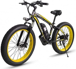 SFSGH Electric Bike Electric Bike Electric Mountain Bike 4.0 Fat Tire Snow Bike, 26 Inch Electric Mountain Bike, 48V 1000W Motor 17.5 Lithium Moped, Male and Female Off-Road Bike, Hard-Tail Bicycle for the jungle trails,