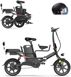 Erik Xian Electric Bike Electric Bike Electric Mountain Bike 400W Folding Electric Bike for Adults, 14" Electric Bicycle / Commute Ebike, Removable Lithium Battery 48V 8AH / 11AH, Red, 11AH for the jungle trails, the snow, the bea
