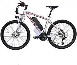 Erik Xian Bike Electric Bike Electric Mountain Bike 48V Electric Mountain Bike 26'' Fat Tire Shock E-Bike 21 Speeds 10AH Lithium-Ion Battery Double Disc Brakes LED Light for the jungle trails, the snow, the beach, t