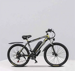 Erik Xian Bike Electric Bike Electric Mountain Bike Adult 26 Inch Electric Mountain Bike, 350W 48V Lithium Battery Aluminum Alloy Electric Bicycle, 27 Speed With LCD Display for the jungle trails, the snow, the beac