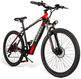Erik Xian Bike Electric Bike Electric Mountain Bike Adult 26-Inch Electric Mountain Bike, E-MTB Magnesium Alloy 400W 48V Removable Lithium-Ion Battery All-Terrain 27-Speed Male and Female Bicycle for the jungle trai