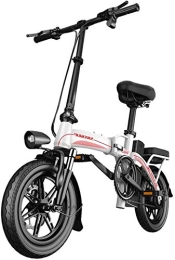 Erik Xian Electric Bike Electric Bike Electric Mountain Bike Adult Folding Electric Bikes Comfort Bicycles Hybrid Recumbent / Road Bikes 14 Inch, 30Ah Lithium Battery, Disc Brake, For Adults, Men Women for the jungle trails, th