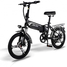 Erik Xian Electric Bike Electric Bike Electric Mountain Bike Adult Mountain Electric Bike, 350W 48V Lithium Battery, Aluminum Alloy 7 Speed Foldable Electric Bicycle 20 Inch Magnesium Alloy Wheels for the jungle trails, the