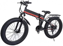 Erik Xian Electric Bike Electric Bike Electric Mountain Bike Electric Bicycle, 26 inch Off-road Mountain Bike 1000W Powerful Ebike 48V 12.8AH Snow Road Folding Electric Bicycle E-Bike MX-01 for the jungle trails, the snow, t