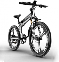 Erik Xian Electric Bike Electric Bike Electric Mountain Bike Electric bicycle, electric folding mountain bike 48V400W motor, 12AH lithium battery endurance 90km, male and female off-road all-terrain vehicles for the jungle t