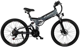 Erik Xian Bike Electric Bike Electric Mountain Bike Electric Mountain Bike, 24" / 26" Hybrid Bicycle / (48V12.8Ah) 21 Speed 5 Files Power System, Double E-ABS Mechanical Disc Brakes, Large-Screen LCD Display for the j