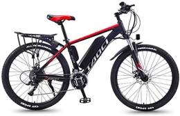 Erik Xian Electric Bike Electric Bike Electric Mountain Bike Electric Mountain Bike, 36V-350W High-Speed Motor, 8AN Boost Battery Life 50KM, 26 Inches, 21 Speed, Charging 3-4 Hours for the jungle trails, the snow, the beach,