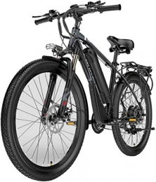 Erik Xian Bike Electric Bike Electric Mountain Bike Electric Mountain Bike for Adult, 26 Inch 400W Electric Bicycle 48V 10Ah Removable Large Capacity Lithium-Ion Battery 21 Speed Gear Dual Disc Brakes for Commuting