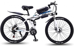 HCMNME Electric Bike Electric Bike Electric Mountain Bike Electric Snow Bike, Electric Bikes for Adult, 26'' Foldable MTB Ebikes for Men Women Ladies, 36V 350W 13AH Removable Lithium-Ion Battery Bicycle Ebike, for Outdoor