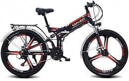 HCMNME Electric Bike Electric Bike Electric Mountain Bike Electric Snow Bike, Fast Electric Bikes for Adults 26" Electric Mountain Bike, Adult Electric Bicycle / Commute Ebike with 300W Motor, 48V 10Ah Battery, Professional