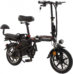 Erik Xian Electric Bike Electric Bike Electric Mountain Bike Fast Electric Bikes for Adults 48v Electric Folding Bike for Men And Women, with 350W Motor, 14-inch Electric Bike for Adults, Three Riding Modes for the jungle trail