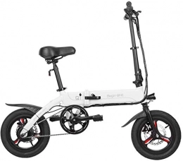 Erik Xian Electric Bike Electric Bike Electric Mountain Bike Fast Electric Bikes for Adults Lightweight and Aluminum Folding Electric Bikes with Pedals Power Assist and 36V Lithium Ion Battery with 14 inch Wheels and 250W Hu
