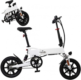 Erik Xian Bike Electric Bike Electric Mountain Bike Foldable Electric Bikes for Adult, Aluminum Alloy Ebikes Bicycles, 14" 36V 250W Removable Lithium-Ion Battery Bicycle Ebike, 3 Working Modes for the jungle trails,