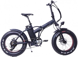HCMNME Electric Bike Electric Bike Electric Mountain Bike Folding Electric Bike 20 Inch Electric Bicycle 36v 10.4ah Removable Lithium-ion Battery Ebike with 500w Motor and 6 Speed Gears Range Per Power 31-60 Km Premium Fu