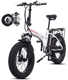 Erik Xian Electric Bike Electric Bike Electric Mountain Bike Folding Electric Bike For Adults, Electric Bicycle / Commute Ebike With 5000W Motor, 48V 15Ah Battery, Professional 7 Speed Transmission Gears 4.0 Fat Tires for the
