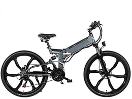 Erik Xian Electric Bike Electric Bike Electric Mountain Bike Folding Electric Mountain Bike, 26'' Electric Bike E-Bike 21 Speed Gear And Three Working Modes. with Removable 48V 10 / 12.8AH Lithium-Ion Battery 350W Motor for th