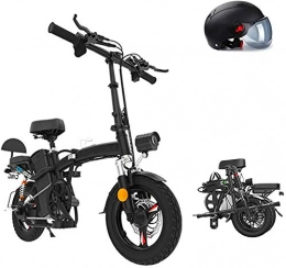 Erik Xian Bike Electric Bike Electric Mountain Bike Folding Electric Mountain Bike 48V Removable Lithium Battery Beach Snow Bicycle 14" Ebike 350W Electric Moped Electric Bicycles, 220KM for the jungle trails, the sn