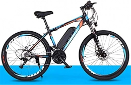 CASTOR Electric Bike Electric Bike Electric Mountain Bike for Adults, 250W bike 26" Bicycles All Terrain Shockproof, 36V 10Ah Removable LithiumIon Battery Mountain Bicycle for Men Women (Color : Blue)