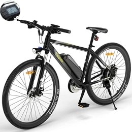 Eleglide Electric Bike Electric Bike, Eleglide M1 Plus E Mountain Bike, 27.5" Electric Bicycle Commute E-bike with 36V 12.5Ah Removable Battery, LCD Display, Dual Disk Brake, Shimano 21 Speed, MTB for Teenagers and Adults