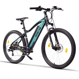 Fitifito keeps you in shape Bike Electric Bike fitifito Copenhagen MT27, 5 inch mountainbike E-bike , 36v 250w Rear Engine , 13Ah 468Wh Lithium Ion, 21 Speed Shimano Gears, black mate grey …