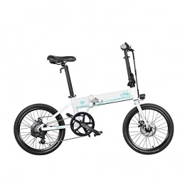 Guodun Armor Bike Electric Bike Foldable, 20 inch Lightweight 250W Motor 10.4Ah E Bike Pedal Assist with 3 Gear Power Boost Foldable Bike LCDDisplay Top Speed 25km / h, Electric Bike for Man, Women (FIIDO D4S White)