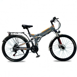 AWJ Electric Bike Electric Bike for Adult 26 inch Tire Ebikes Foldable 48V Lithium Battery E-Bike 500W Mountain Snow Beach Electric Bicycle