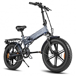 LYUN Bike Electric Bike for Adults 20 * 4.0 inch Fat Tire 750W Folding Electric Bike 48V 12.8Ah Lithium Battery Electric Mountain Snow Bike 25 Mph Foldable E Bike (Color : Light Grey)