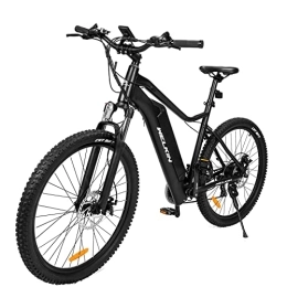 JSJM Electric Bike Electric Bike for Adults, 27.5in Mountain Bike, Pedal Assist Commuter Cycling Bicycle, Removable Li-Ion Battery 250W, Max Speed 25km / h (Black104)